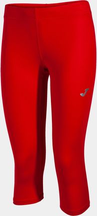 Joma Legginsy Damskie Record III 3/4 Czerwony