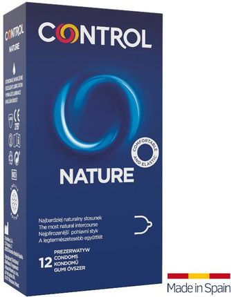 CONTROL NATURE 12 szt. klasyczne prezerwatywy z naturalnego lateksu