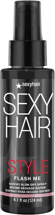 Sexy Hair Style Flash Me Blow Dry Spray Termoochronny Skraca Czas Suszenia 124ml