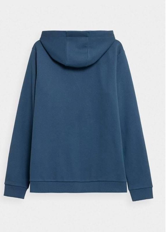 Bluza męska 4F Sportowa Rozpinana z kapturem niebieska - zdjęcie 1 Bluza męska 4F Sportowa Rozpinana z kapturem niebieska