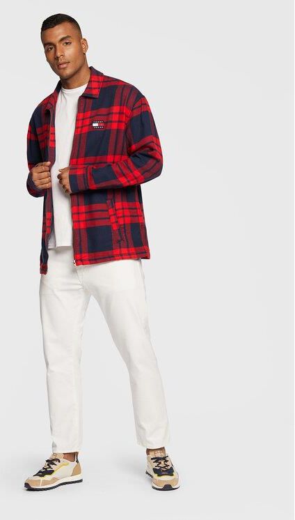 Tommy Jeans Kurtka przejściowa Buffalo DM0DM14176 Czerwony