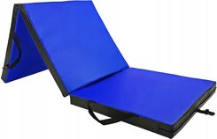 Underfit Materac Gimnastyczny Sk�adany 180x60 6cm Mi�kki Niebieski