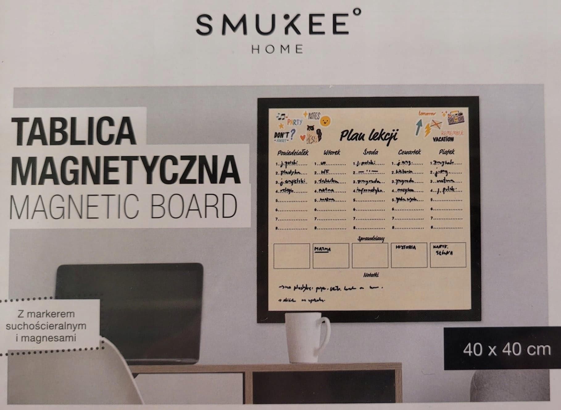 Tablica Magnetyczna Plan Lekcji Biedronka