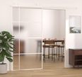 Vidaxl Drzwi Przesuwne Szkło Esg I Aluminium 102,5x205cm Biały 151689