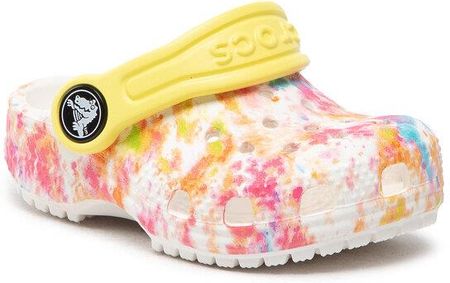 Crocs Klapki Classic Tiedye Graphic Clog T 206994 Kolorowy