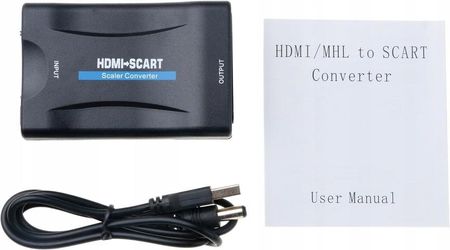 Speaka Professional Konwerter Obrazu Dźwięku Hdmi / Euro Scart Adapter (Sp5682184)