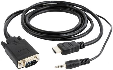 Red Kabel adapter Hdmi to Vga 1.8m +Audio Szczecin