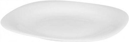 Talerzyk deserowy płytki kwadratowy biały 21,5 cm
