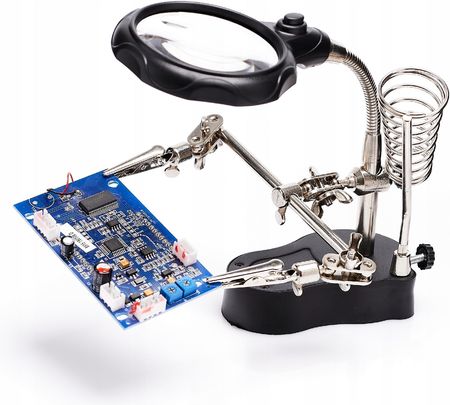 Techrebal Trzecia Ręka Z Lupą I Podświetleniem Led Uchwyt 06C66262F