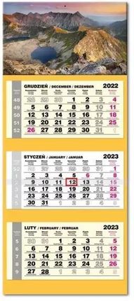 Kalendarz 2023 trojdzielny lux Tatry