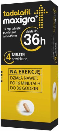 Tadalafil Maxigra 10mg 4tabl.