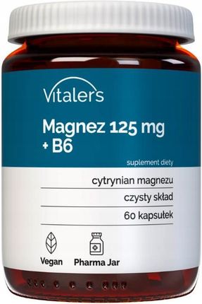 Vitaler's Magnez 125 mg + B6 12 5 60kaps.