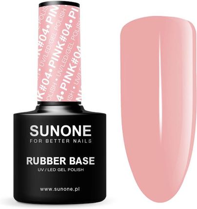 Sunone Rubber Base Kauczukowa Baza Hybrydowa Pink #04 12g