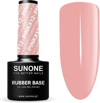 Sunone Rubber Base Kauczukowa Baza Hybrydowa Pink #12 5g