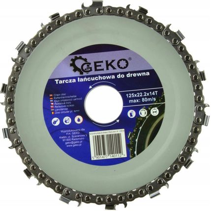 Geko Piła Tarcza Łańcuchowa Do Drewna 125Mm 22.2 G78120