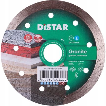 Di-Star Distar Tarcza Diamentowa 115 1,4 10 22,23 Granite 11115034009