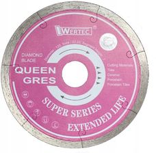 Zdjęcie Wertec Tarcza Diamentowa Do Gresu 125Mm Queen Gres Qg125 - Wyszogród