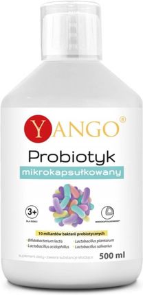 Yango Probiotyk Mikrokapsułkowany 10 Miliardów Bakterii Probiotycznych 500ml