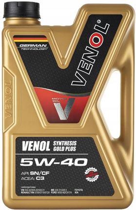 Venol Synthesis Gold Plus 5W40 1L