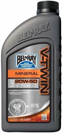Bel-Ray V-Twin Mineralny 4T 20W50 1L