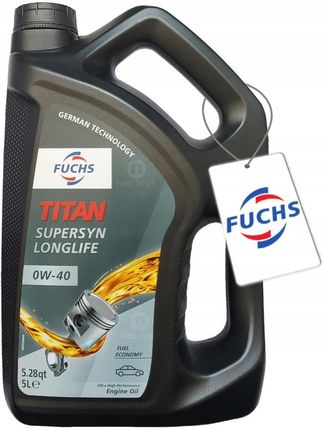 Fuchs Titan Supersyn Longlife 0W40 A3/B4 5L