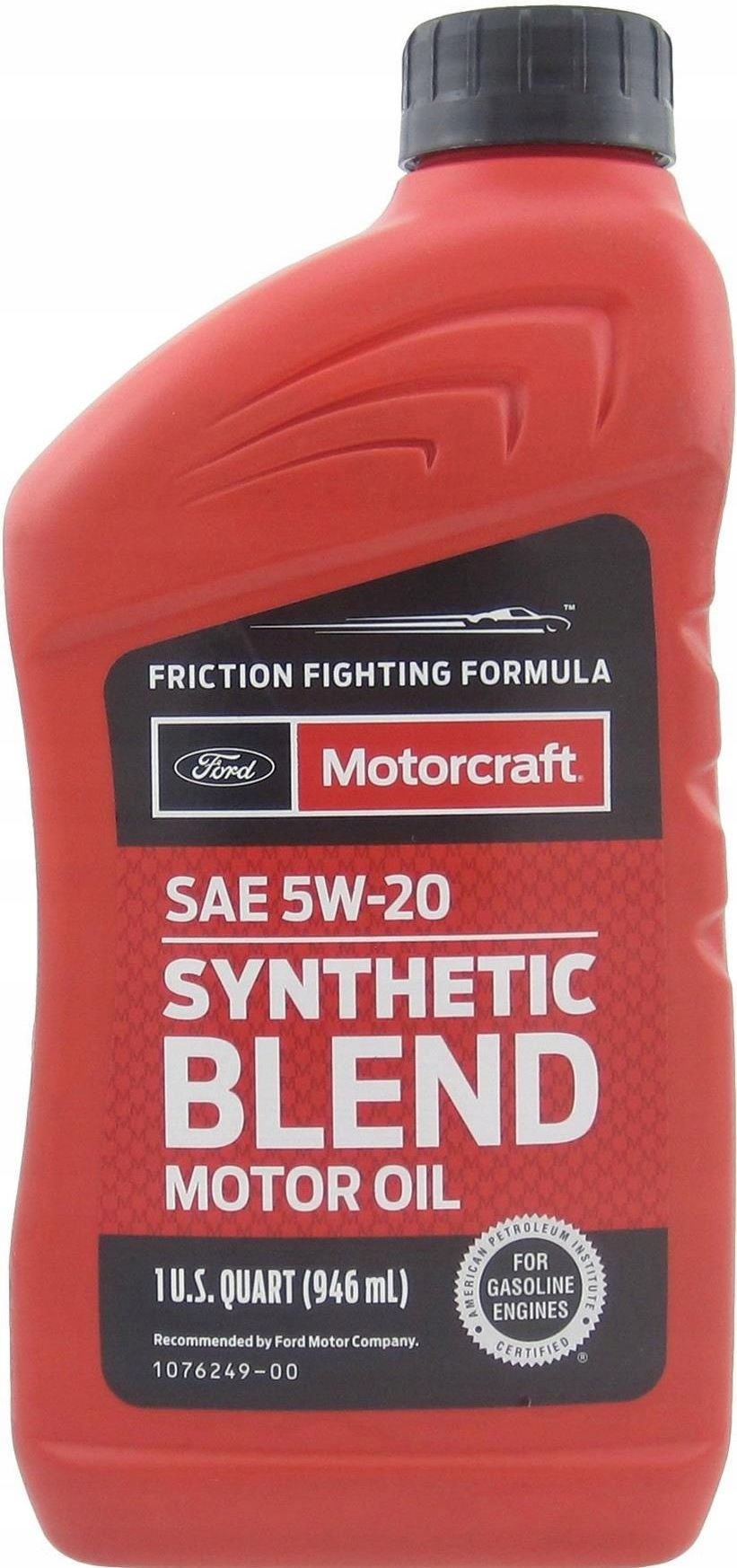 Motorcraft Ford 5W20 0,946l - opinie i ceny na Ceneo.pl