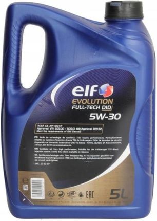 Elf 5L5W30 FULLTECH - 5W30 EVOLUTION FULLTECH FE 5L