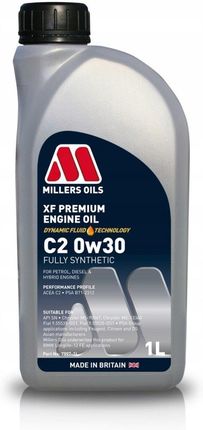 Millers Oils Xf Premium C2 0W30 5L