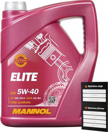 Mannol Elite 5W40 A3/B4 5L