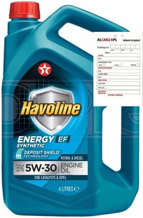 Texaco Havoline Energy Ef 5W30 4L