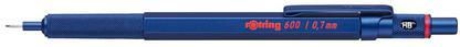 Rotring Ołówek Automatyczny 600 0,7Mm Metalowy Niebieski
