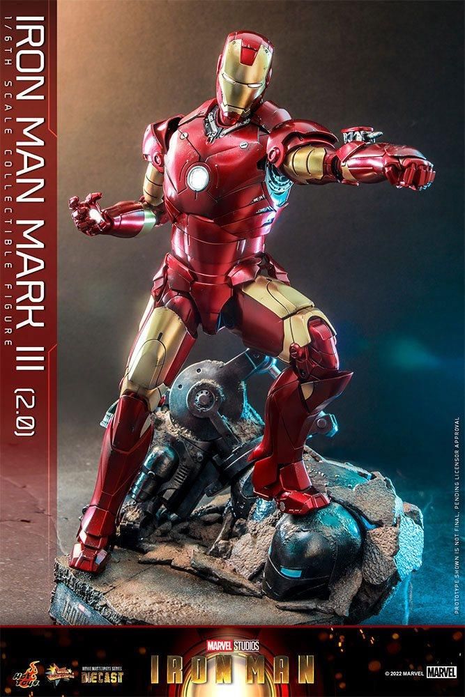 Figurine Iron Man Mark II (2.0) - Marvel, Iron Man - Hot Toys