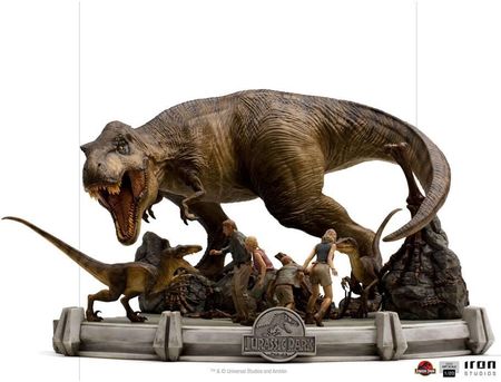 Iron Studios Jurassic Park Demi Art Scale Statue 1/20 The Final Scene 48 cm