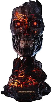 Pure Arts Terminator 2 Judgment Day Replica 1/1 T-800 Endoskeleton Mask Battle Damaged Version 46 cm