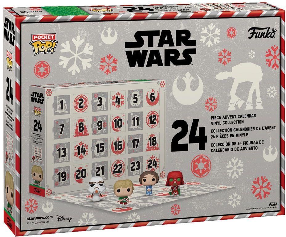 Funko Star Wars Pocket POP! Kalendarz adwentowy Star Wars Holiday - zdjęcie 2 Funko Star Wars Pocket POP! Kalendarz adwentowy Star Wars Holiday