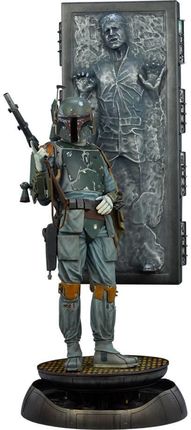 Sideshow Collectibles Star Wars Premium Format Statue Boba Fett and Han Solo in Carbonite 70 cm