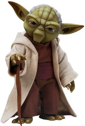 Sideshow Collectibles Star Wars The Clone Wars Action Figure 1/6 Yoda 14 cm