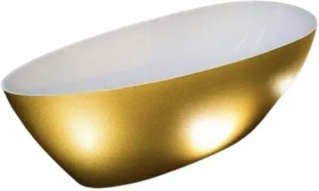 Besco Goya Glam Wanna Wolnostojąca 160 Złota + Klik-Klak Chrom W Cenie WMD160GZ