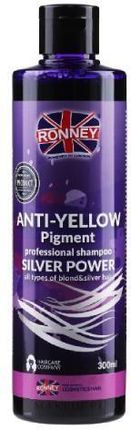 Dlm Ronney Professional Silver Power Szampon Do Włosów Blond, Rozjaśnianych I Siwych No Yellow 300 ml