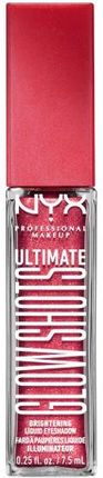NYX Professional Makeup Ultimate Glow Shots Płynny Cień do Powiek Respbery Rave 7,5 ml
