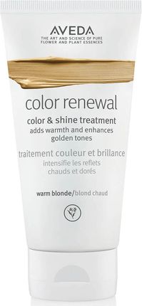 Aveda Color Renewal & Shine Treatment Maska Koloryzująca Do Włosów Odcień Warm Blonde 150 ml