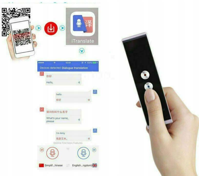 Bedde Elektroniczny Tłumacz Translator Bl4 0 33+ Języków - zdjęcie 5 Bedde Elektroniczny Tłumacz Translator Bl4 0 33+ Języków