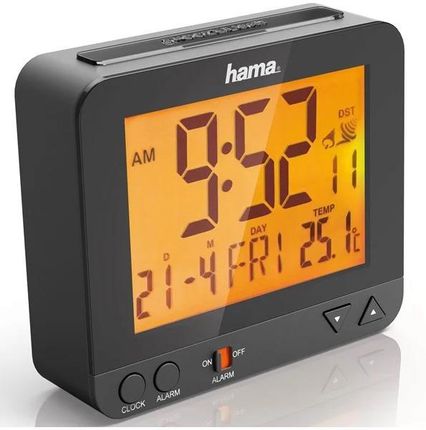 Hama RC 550 Radio Alarm Clock With Night Light Function (186320)