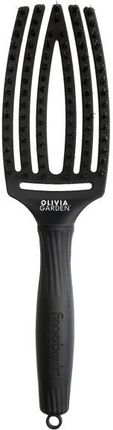 Olivia Garden Szczotka do Włosów Finger Brush Combo Medium Black