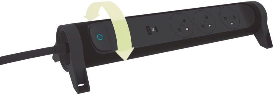 Legrand Dooxie USB-Ladegerät – 2 Ports (A + C), 3 A, 15 W, Aluminium, Unterputz