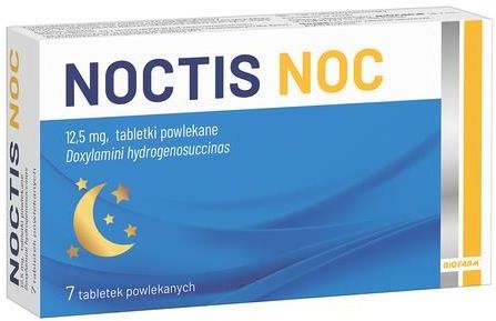Tabletki Biofarm Noctis Noc 12,5 Mg Powlekane 7Szt.