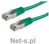 Roline VALUE S/FTP Patch cable Cat6, Green, 10m (21.99.1383)