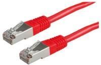 Roline VALUE S/FTP Patch cable Cat6, Red, 5m (21.99.1361)