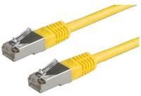 Roline VALUE S/FTP Patch cable Cat6, Yellow, 5m (21.99.1362)