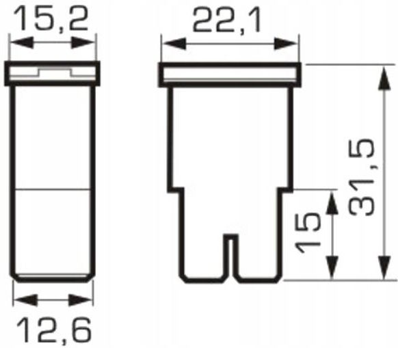 Mta Bezpiecznik Kostkowy Japval Typ F 40 A Female 0470040 470040 ...